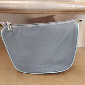 Bogner gray cosmetic travel case